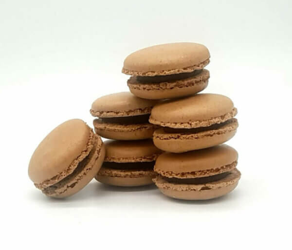6 macarons chocolat- Bongato patisserie Mons en Pevele 59
