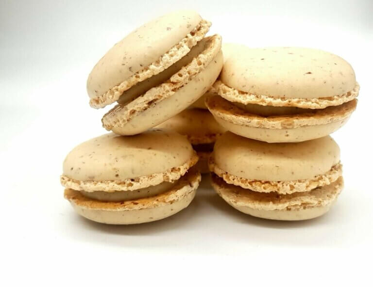 6 macarons vanille bourbon bio de madagascar