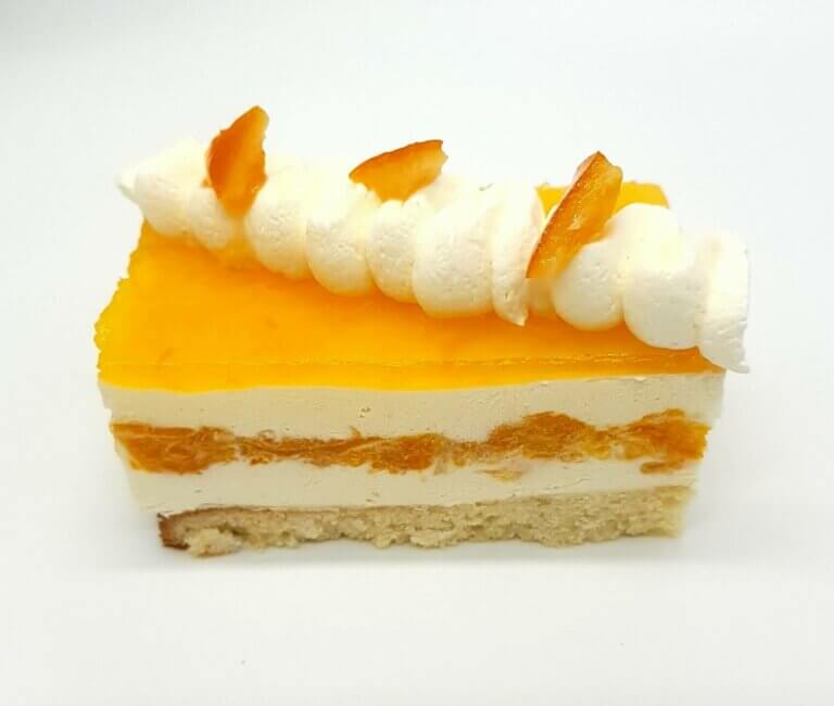 gateau soleil de corse à base de mousse de chocolat blanc, clémentines bio corses et mascarpone