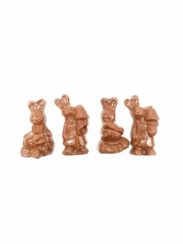 ballotin de chocolats lapins