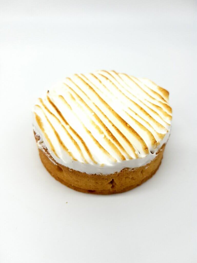 Tartelette à la rhubarbe Meringuée