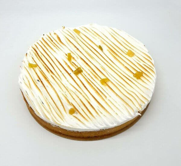 Tarte à la rhubarbe Meringuée