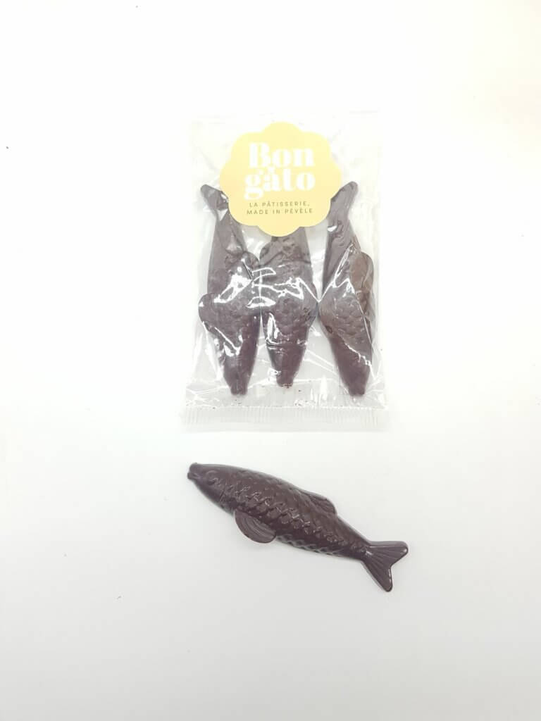 Sardines en chocolat noir 76% - 30g