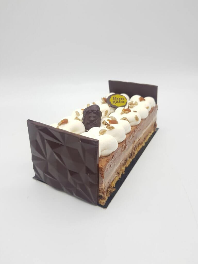 Bûche 2025 - Chocolat & Caramel - La Chocolatée